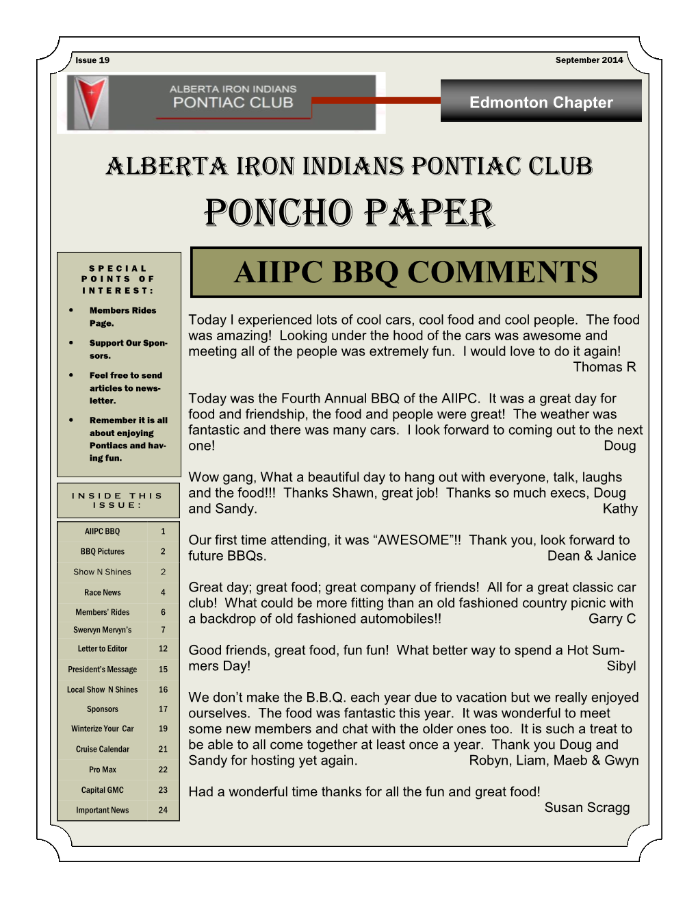 Poncho Paper