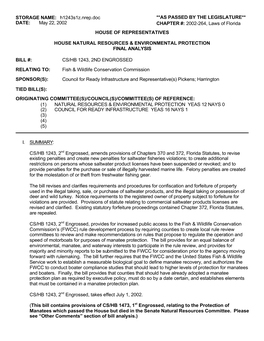 H1243s1z.Nrep.Doc DATE: May 22, 2002 HOUSE