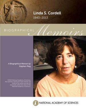 Linda S. Cordell 1943–2013