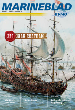 350 JAAR CHATHAM Koninklijke Vereniging KVMO Van Marineofficieren