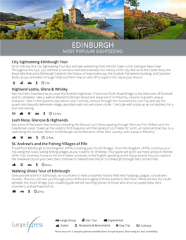 Edinburgh Sightseeing