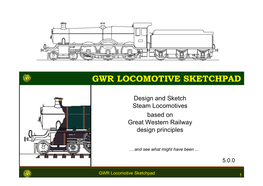Gwr Locomotive Sketchpad