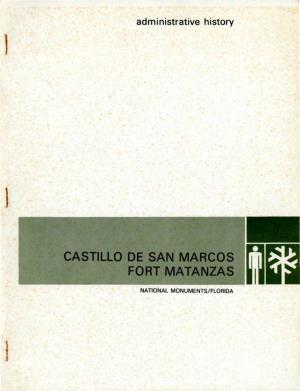 Castillo De San Marcos Fort Matanzas