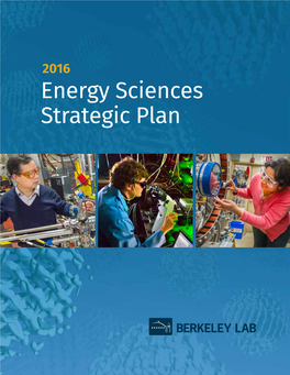 2016 Energy Sciences Area Strategic Plan