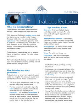 Trabeculectomy