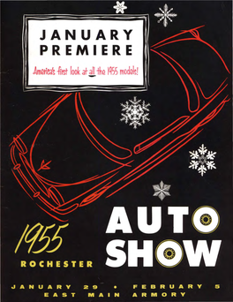 1955 Rochester, NY Auto Show Program