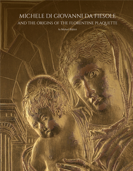 MICHELE DI GIOVANNI DA FIESOLE and the ORIGINS of the FLORENTINE PLAQUETTE by Michael Riddick Fig