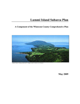 Lummi Island Subarea Plan