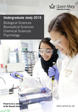 Biomedical Sciences Chemical Sciences Psychology