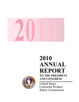 2010 Annual Report to the President and the Congress