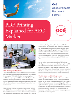 PDF Printing Explained.Indd