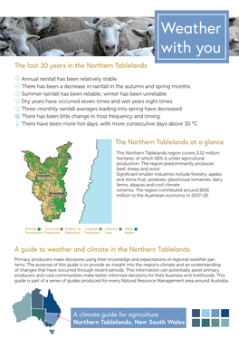 Weather with You the Last 30 Years in the Northern Tablelands