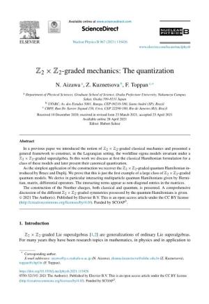 ℤ2×ℤ2-Graded Mechanics