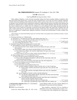 168. THRIXSPERMUM Loureiro, Fl. Cochinch. 2: 516, 519. 1790. 白点兰属 Bai Dian Lan Shu Chen Xinqi (陈心启 Chen Sing-Chi); Jeffrey J