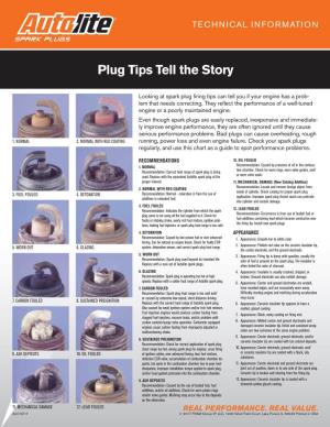 Plug Tips Tell the Story