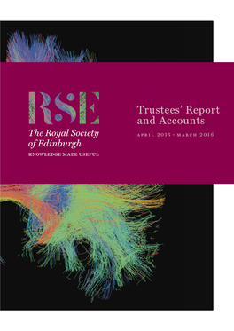Trustees' Report & Accounts April 2015–March 2016