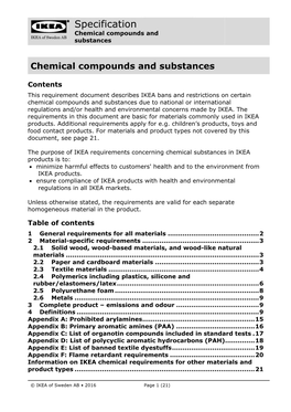 IKEA Restricted Substance List[7]