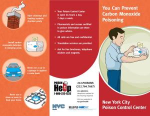 You Can Prevent Carbon Monoxide Poisoning