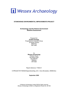 Stonehenge Environmental Improvements Project