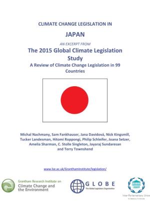 Climate Change Legislation in Japan