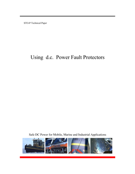 Using D.C. Power Fault Protectors