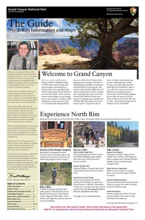 The Guide North Rim Information and Maps