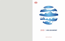 2019 Byd Csr Report