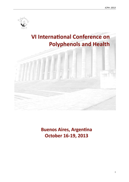 (ICPH-6) Buenos Aires, Argentina October 16-19, 2013