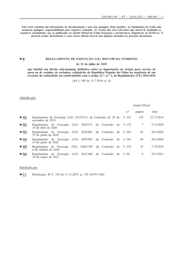 B Regulamento De Execução (Ue) 2019/1198 Da