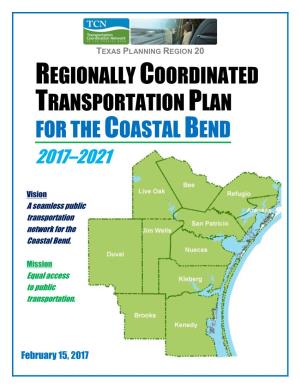 Regionally Coordinated Transportation Plan for the Coastal Bend 2017–2021