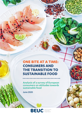 Consumers and the Transition to Sustainable Food