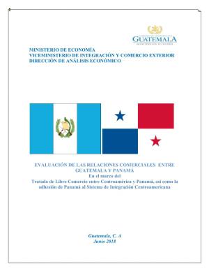 Evaluación Del Tratado De Libre Comercio Guatemala-Panamá