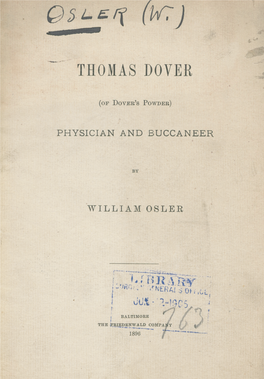 Thomas Dover
