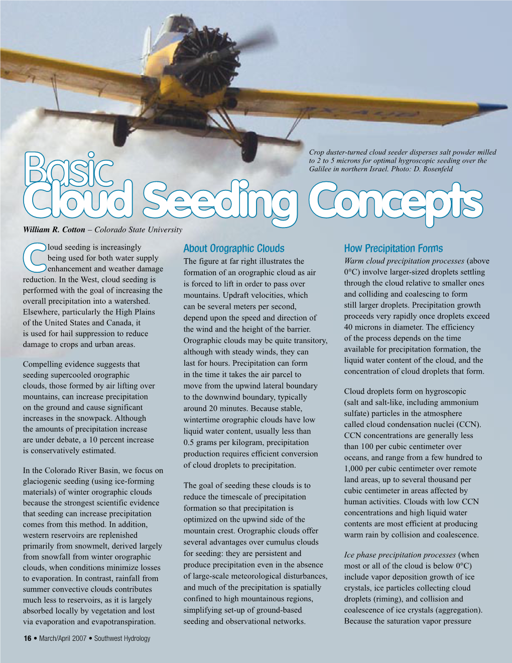 Basic Cloud Seeding Concepts