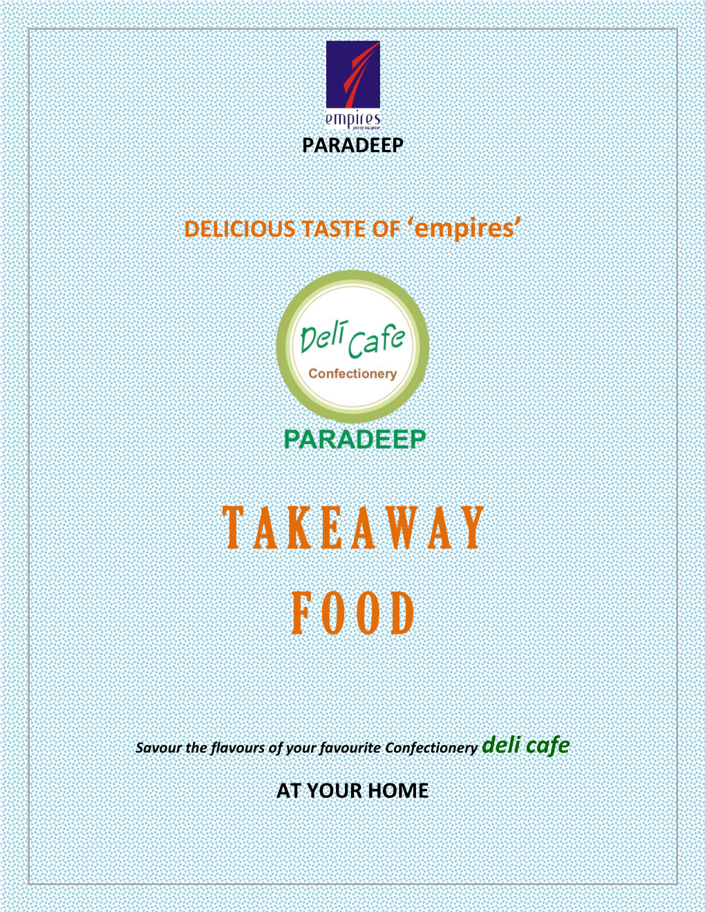 TAKEAWAY Deli Cafe PARADEEP.Pdf