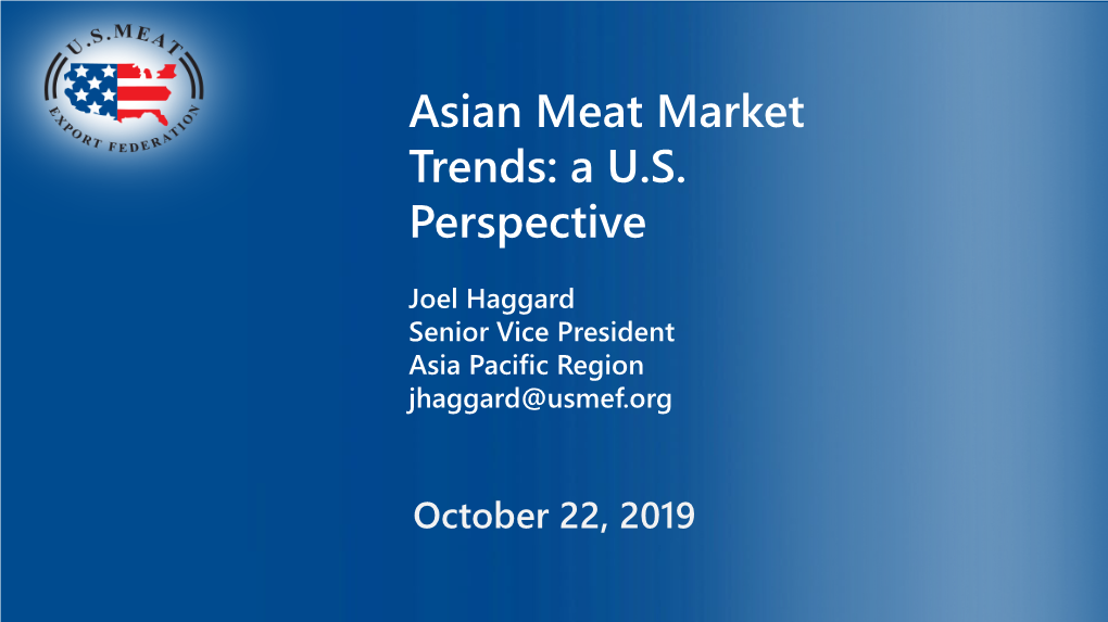 Asian Meat Market Trends: a U.S