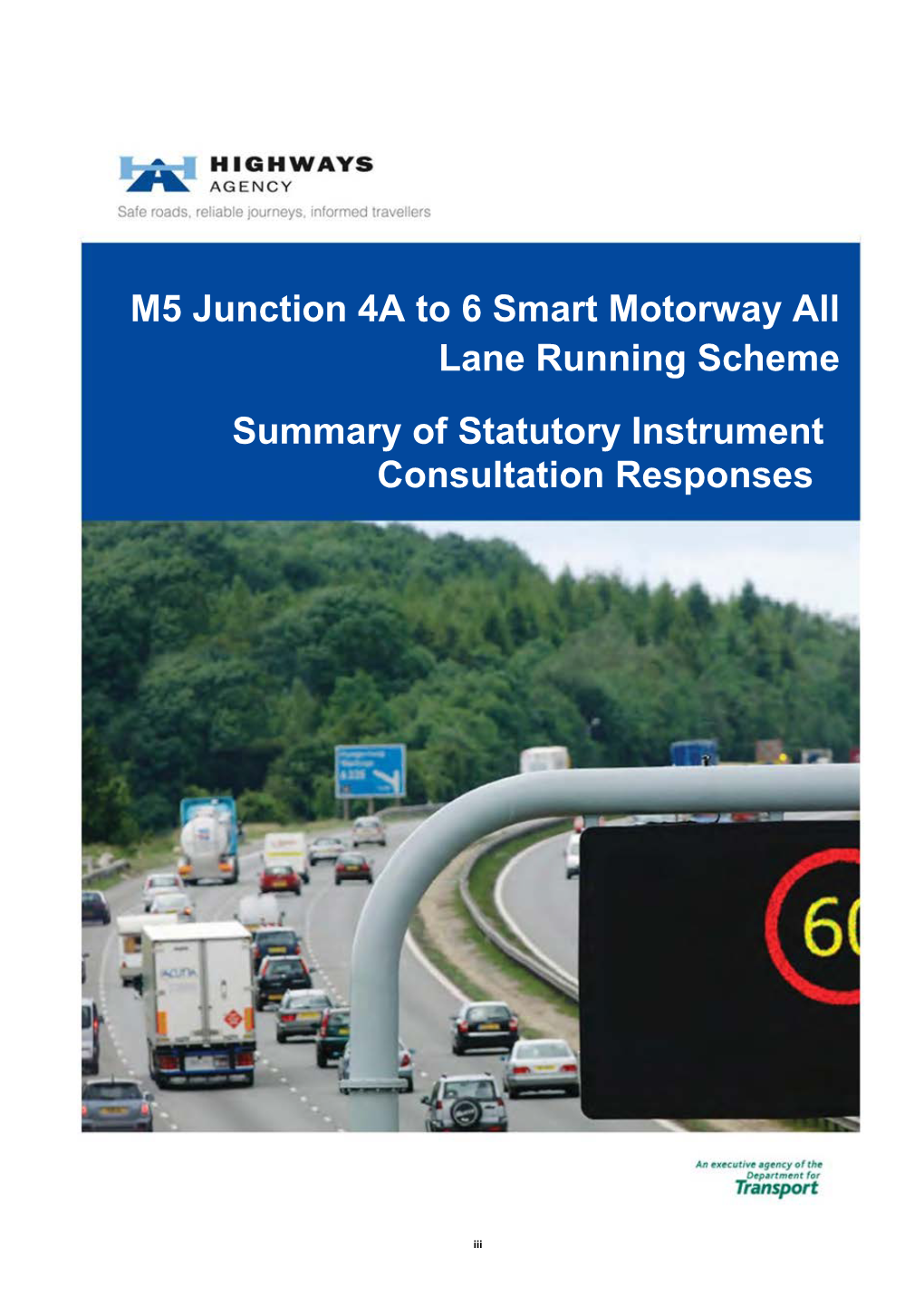 Summary of Statutory Instrument Consultation Responses M5