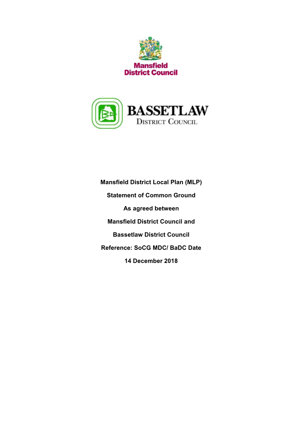 Bassetlaw District Council Statement Of