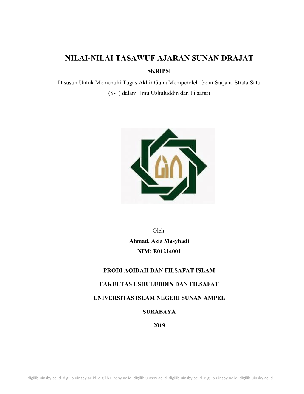 Nilai-Nilai Tasawuf Ajaran Sunan Drajat