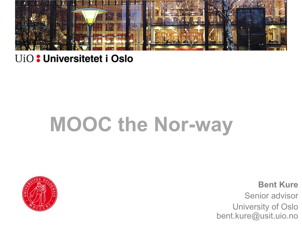 MOOC the Nor-Way