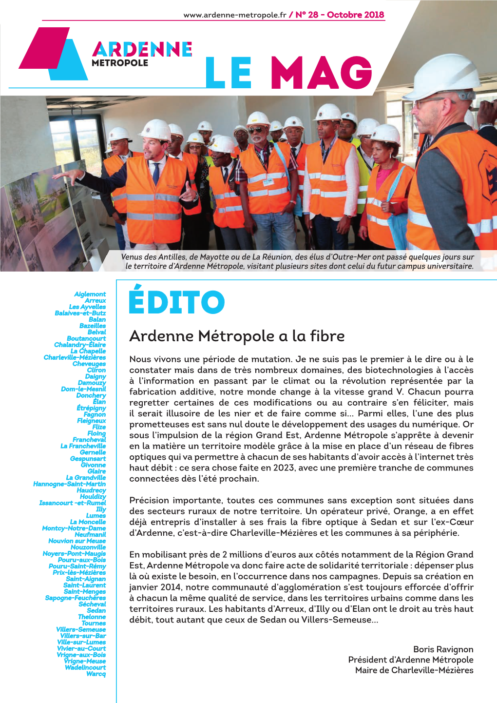 7 Mo 10 / 10 / 2019 Le Mag' D'ardenne Métropole
