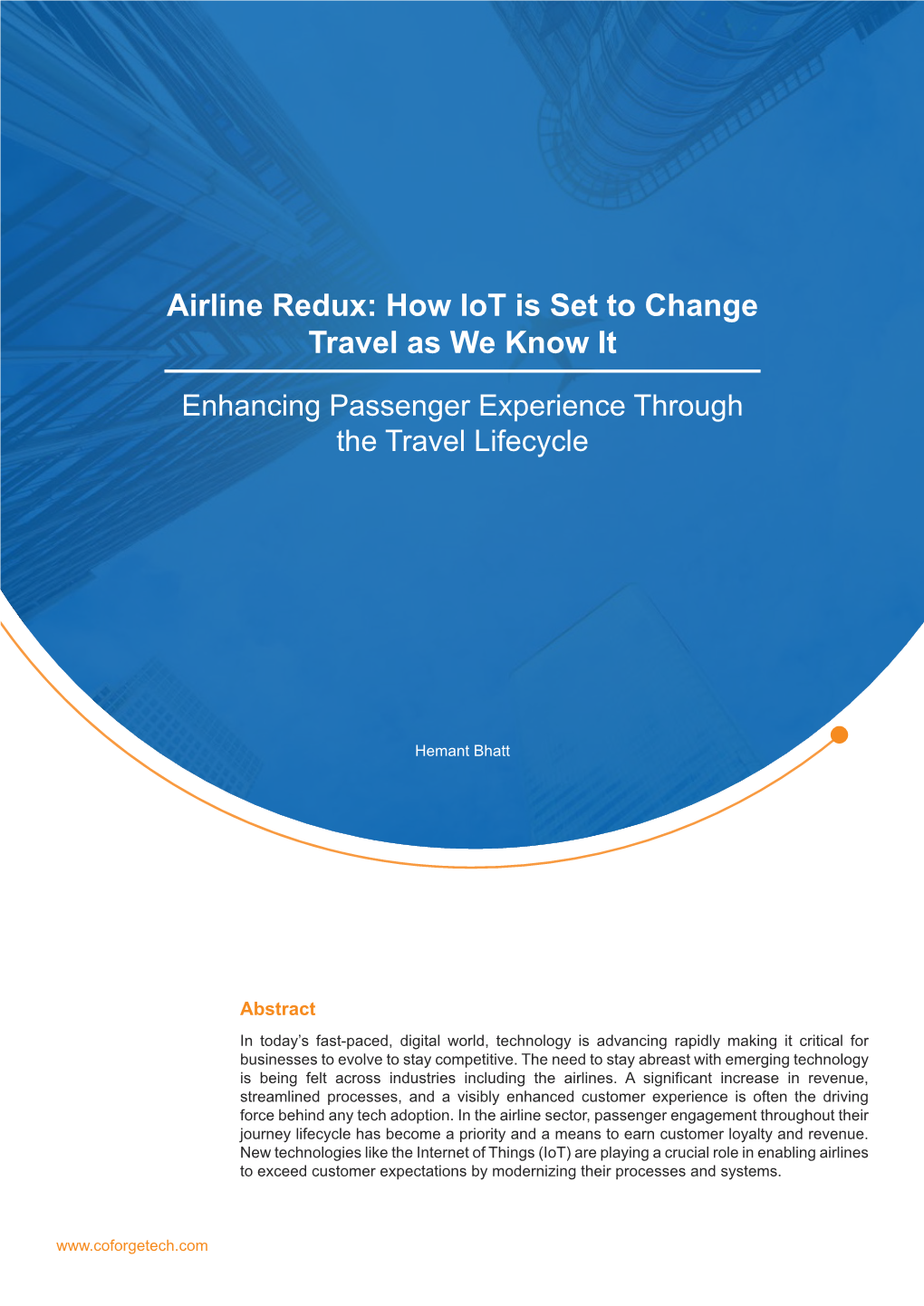 Airline Redux: How Iot Is Set to Change Travel As We Know It