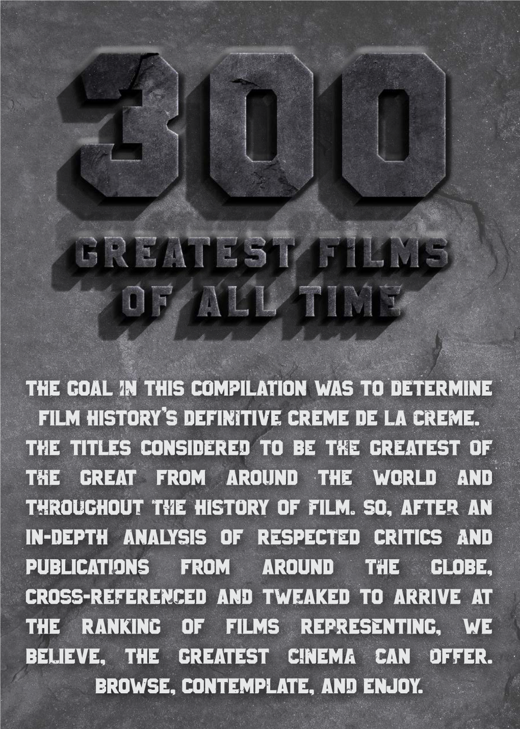 300 Greatest Films 4 Black Copy