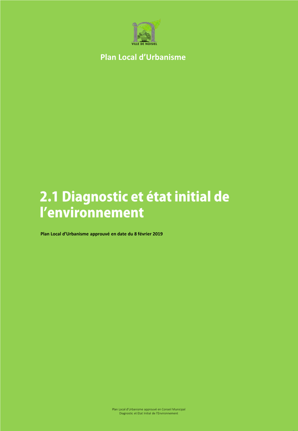 Diagnostic Et État Initial De L'environnement