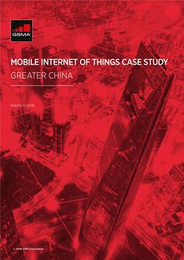 Mobile Internet of Things Case Study Greater China