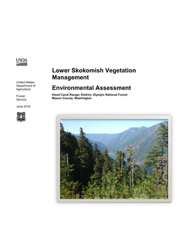 Lower Skokomish Vegetation Management Environmental