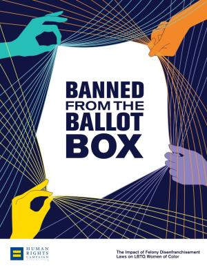 Banned from the Ballot Box: the Impact of Felony Disenfranchisement Laws on LBTQ Women of Color