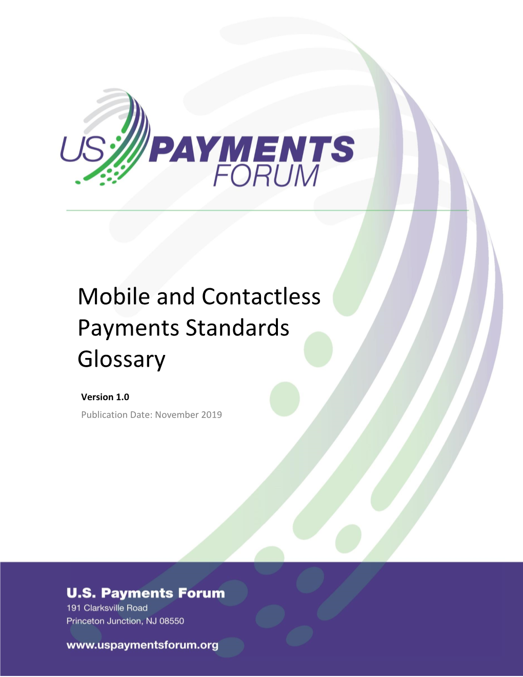 Mobile and Contactless Payments Standards Glossary