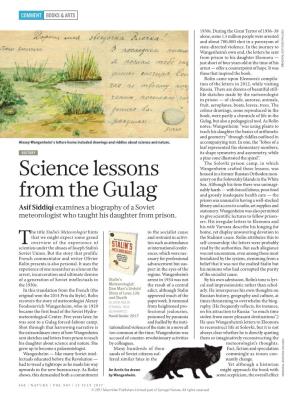 Science Lessons from the Gulag