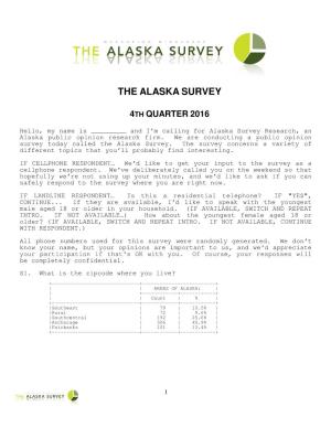 The Alaska Survey
